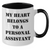 Funny Personal Assistant Gifts from Men, Women, Friends, and Family - Heart Belongs to PA Two Tone Coffee Mug - Additional