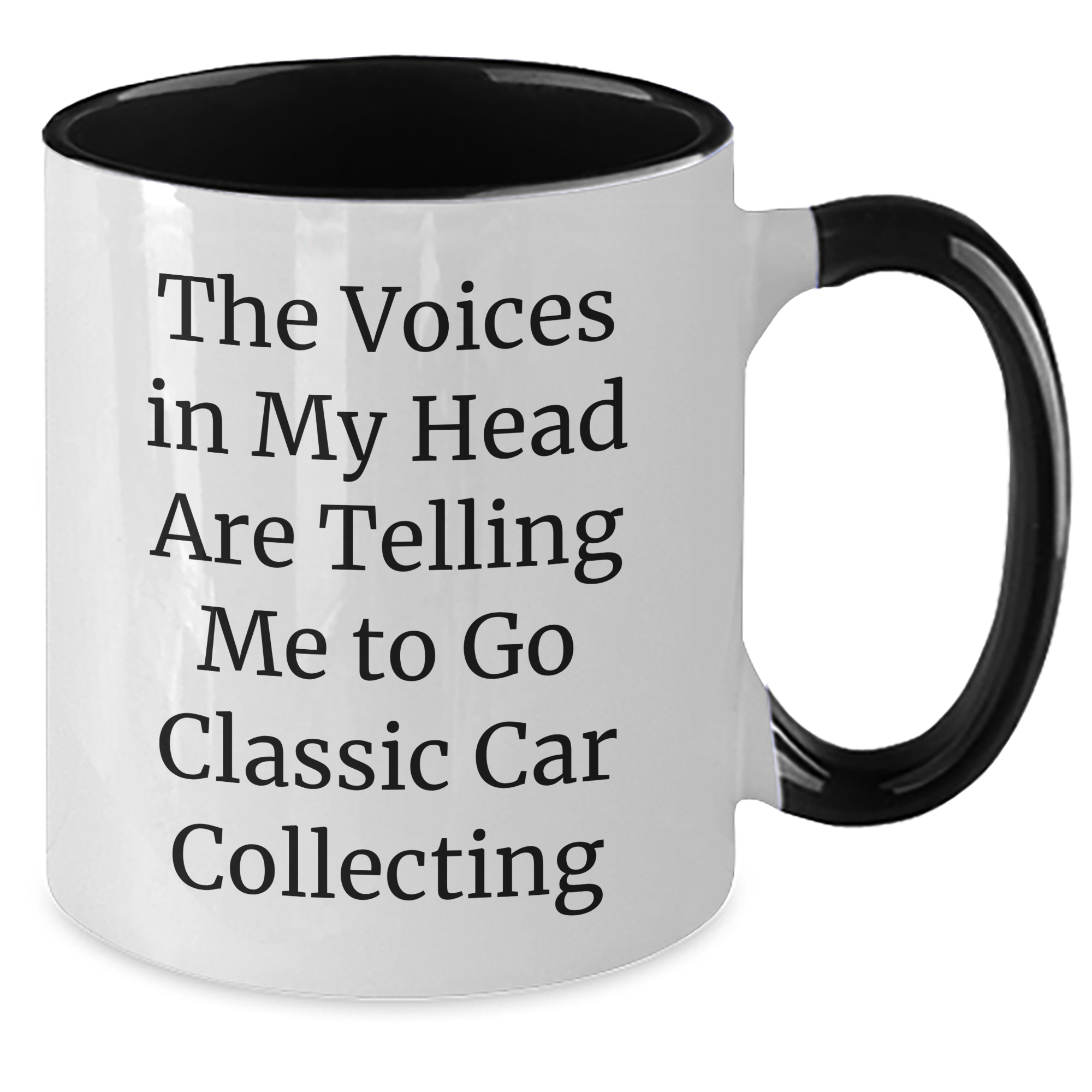 Classic Car Collecting Humor Gifts for Men, Funny Two Tone Coffee Mug with Inspirational Quote, Father's Day Unique Gifts from Family - Additional