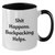 Funny Backpacking Gifts for Men - Shit Happens. Backpacking Helps. Two Tone Coffee Mug, Gifts from Friends and Family for Father's Day - Additional
