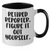 Funny Reporter Gifts from Men to Men - Retired Reporter Figure It Out Yourself Two Tone Coffee Mug, Father's Day Unique Gifts - Additional