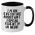 Funny Executive Assistant Gifts from Coworkers or Family - 'I Speak Fluently In genius.' Quote Two Tone Coffee Mug for Men or Women, Father's Day Unique Gifts - Additional