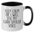 Gifts from Friends for Loan Officer - Keep Calm Or I Will Use My Loan Officer Voice, Funny Two Tone Coffee Mug for Mother's Day - Additional