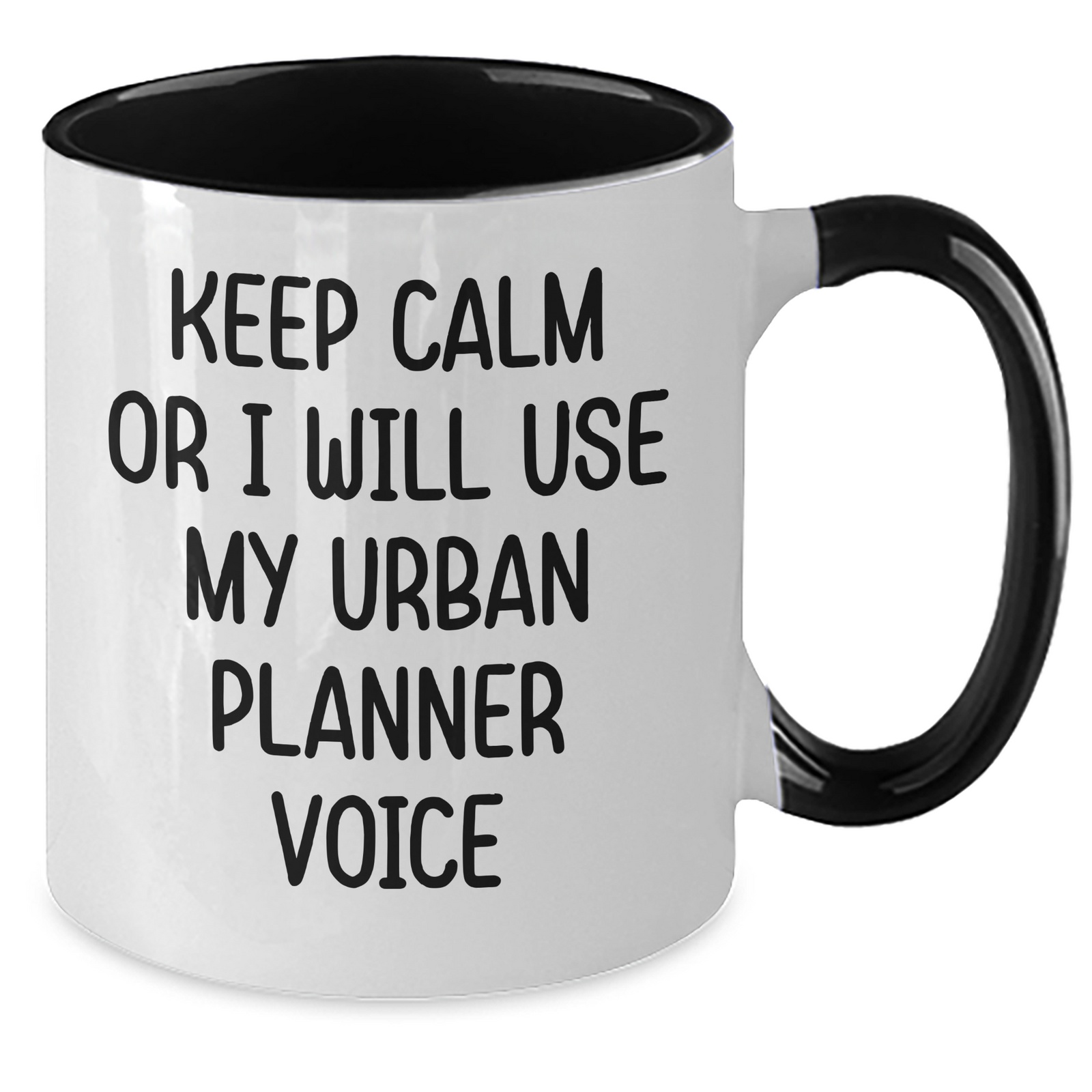 Funny Urban Planner Voice Two Tone Coffee Mug, Gifts from Family for Urban Planner, Father's Day Unique Gifts - Additional