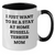Funny Russell Terrier Dog Gifts from Mom, Two Tone Coffee Mug for Russell Terrier Dog Men, Inspirational Quotes for Father's Day Unique Gifts - Additional