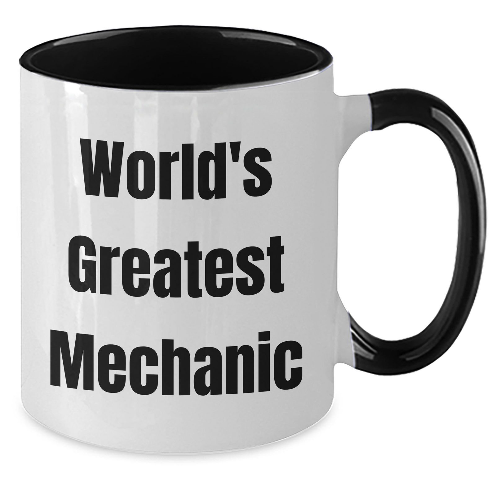 Funny Mechanic Gifts from Men for World's Greatest Mechanic - Two Tone Coffee Mug for Mother's Day - Additional