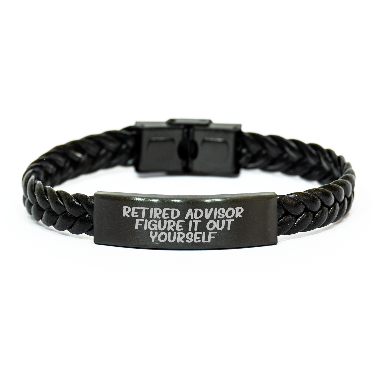 Funny Quote Interlaced Leather Advisor Gifts from Men to Father&#39;s Day Unique Gifts - Image 1