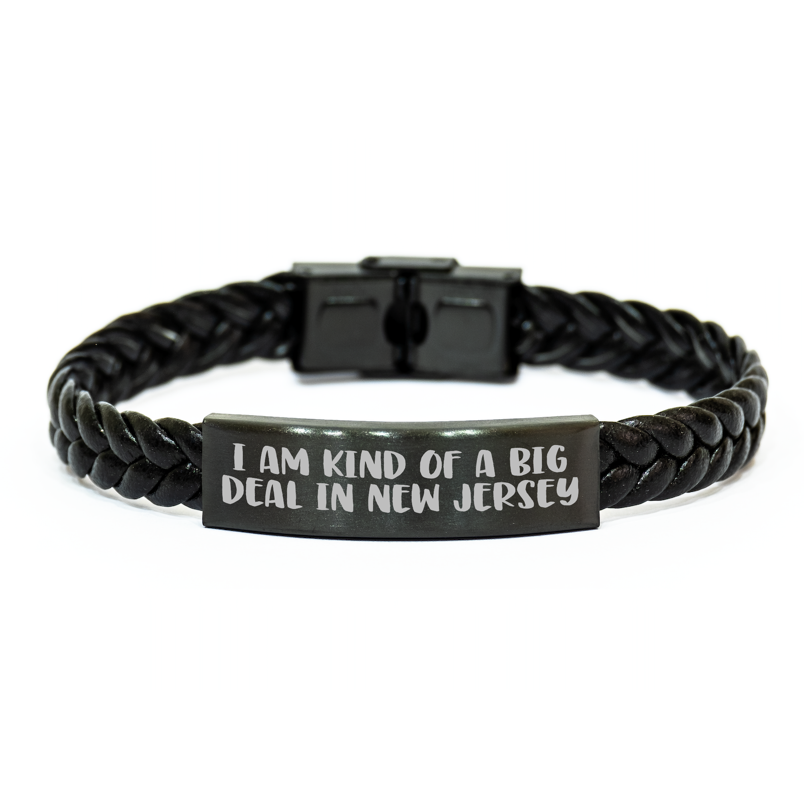 Funny New Jersey Gifts - I Am Kind Of A Prime Selection Interlaced Leather Bracelet, Mother's Day Unique Gifts for Women from Men, Friends, or Family - Image 1
