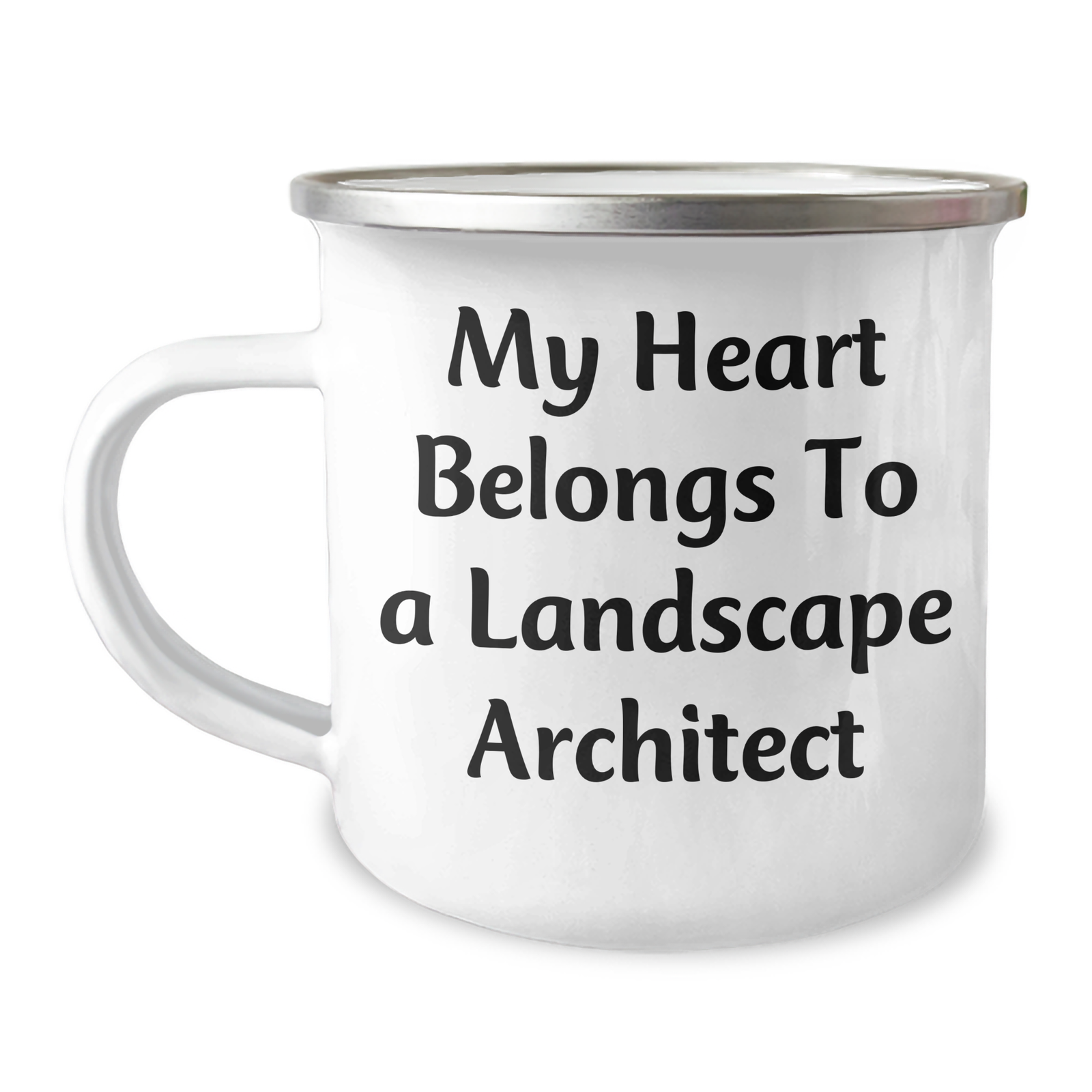Gifts from Friends and Family to Landscape Architects, My Heart Belongs To A Landscape Architect, Funny Camping Mug for Dad, Unique Father's Day Unique Gifts - Image 1