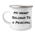 Funny Principal Camping Mug, My Heart Belongs To A Principal, Gifts from Family to Principal, Unique Father's Day Unique Gifts for Men, Principal Appreciation - Image 1