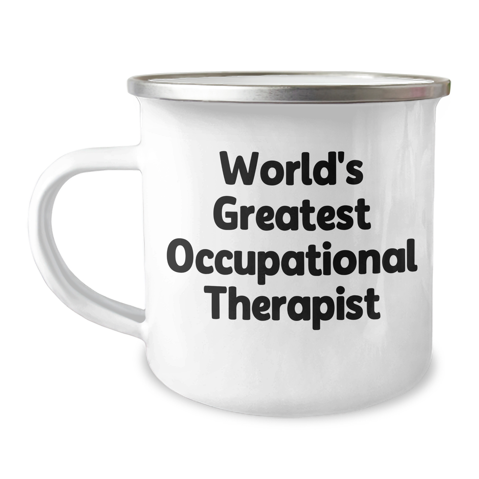 Funny Occupational Therapist Gifts from Men to Mothers Day Unique Camping Mug World's Greatest Quote - Image 1