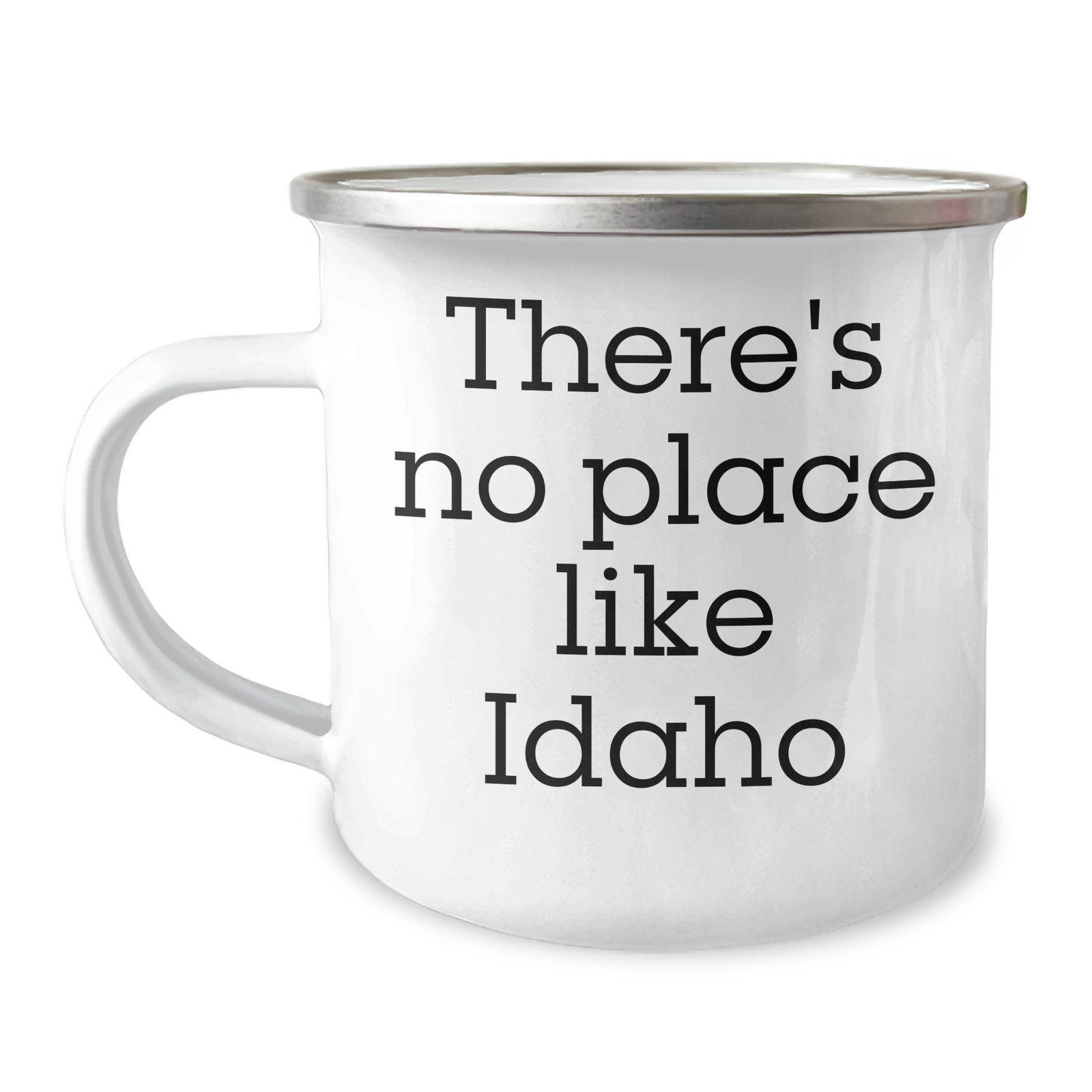 Idaho Camping Mug Gifts from Men to Idaho Lovers - There's No Place Like Idaho, Funny Quote on Camping Mug, Perfect Father's Day Unique Gifts - Image 1