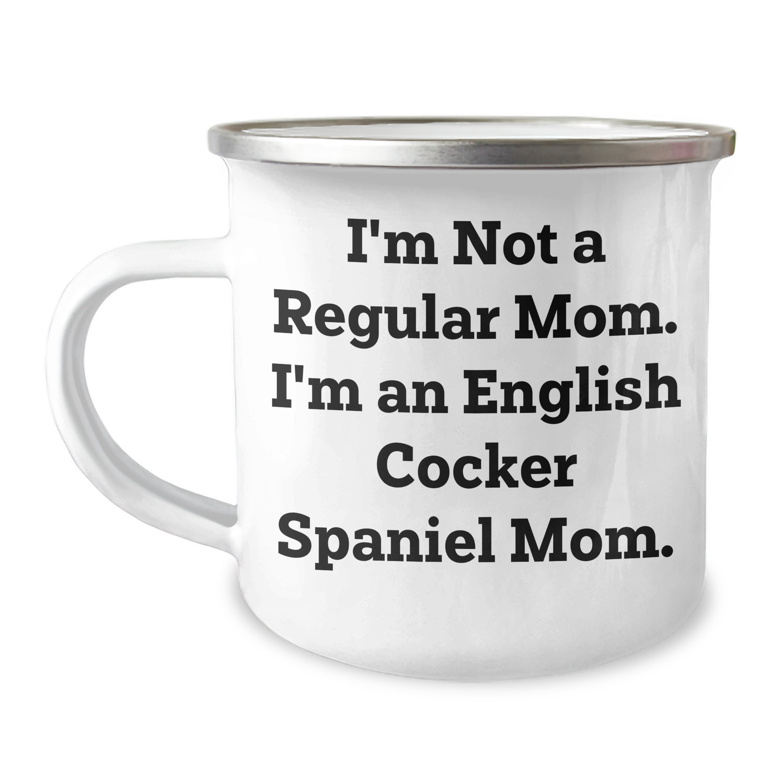 English Cocker Spaniel Dog Mom Funny Camping Mug Gifts for Men from Family - Image 1