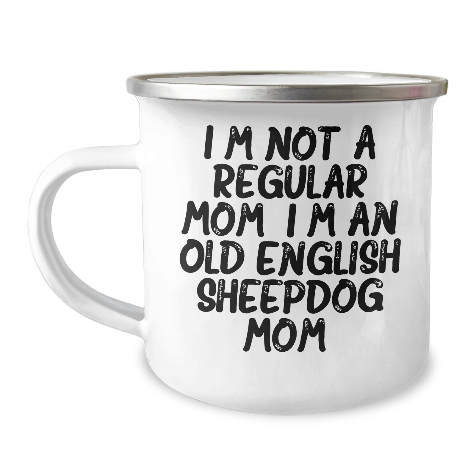 Funny Old English SheepDog Mom Camping Mug Gifts from Family for Father's Day - Image 1
