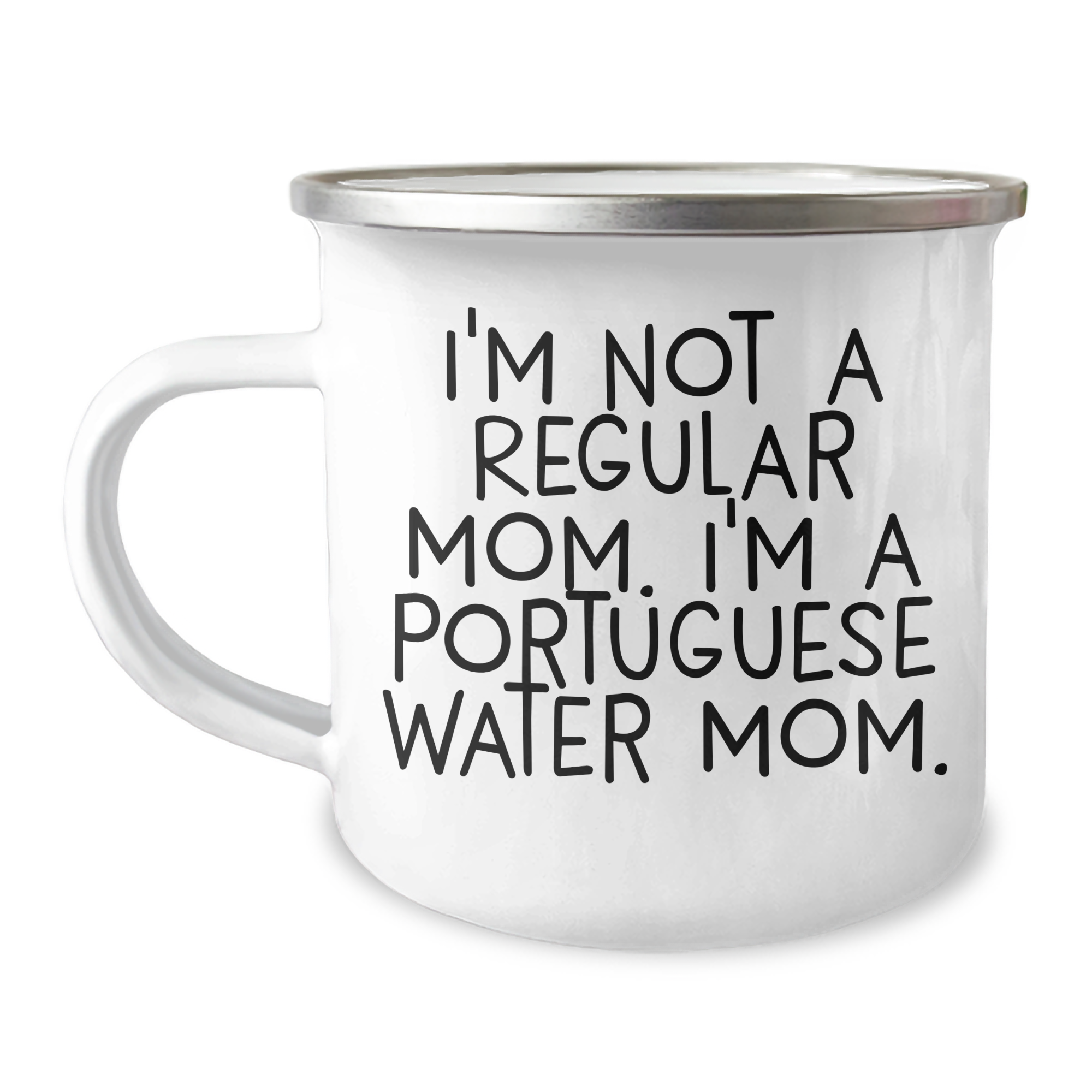 Portuguese Water Dog Gifts for Men - Funny Camping Mug from Mom - Unique Father's Day Present - Image 1