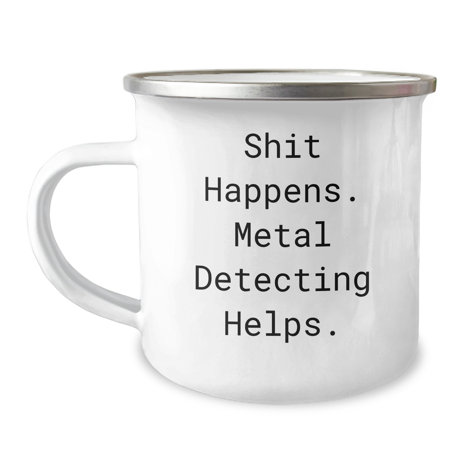 Metal Detecting Humor Gifts from Men to Metal Detecting Enthusiasts, Funny Camping Mug for Father's Day - Image 1