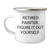 Funny Retired Painter Gifts from Men, Unique Camping Mug for Painter Dad on Father's Day - 'Figure It Out Yourself.' - Image 1