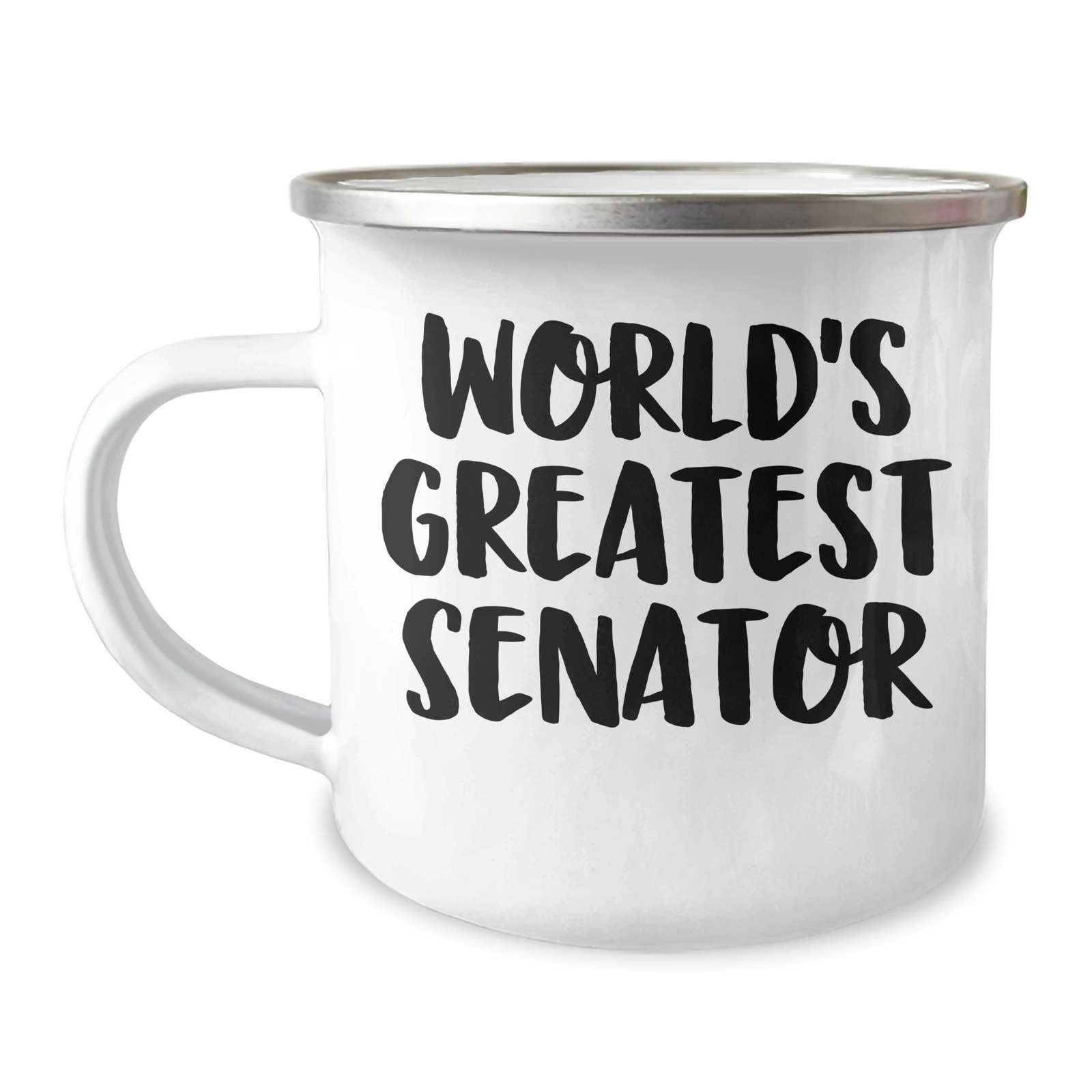 Funny Senator Gifts World's Greatest Senator Camping Mug, Gifts from Men to Senator, Unique Mother's Day Unique Gifts for Senator Friends - Image 1