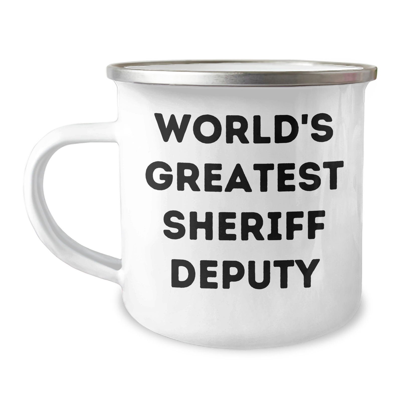 Funny Sheriff Deputy Gifts for Her, World's Greatest Sheriff Deputy Camping Mug for Mother's Day - Image 1