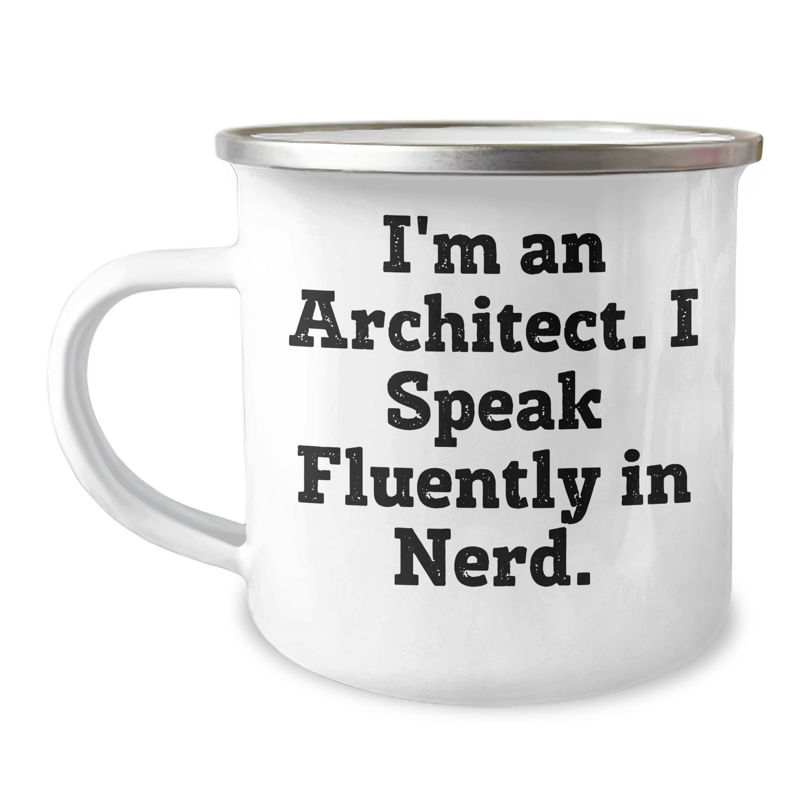 Architect Gifts, Funny Quote, Camping Mug for Father's Day, Gifts from Men to Architects, Unique Presents for Him - Image 1