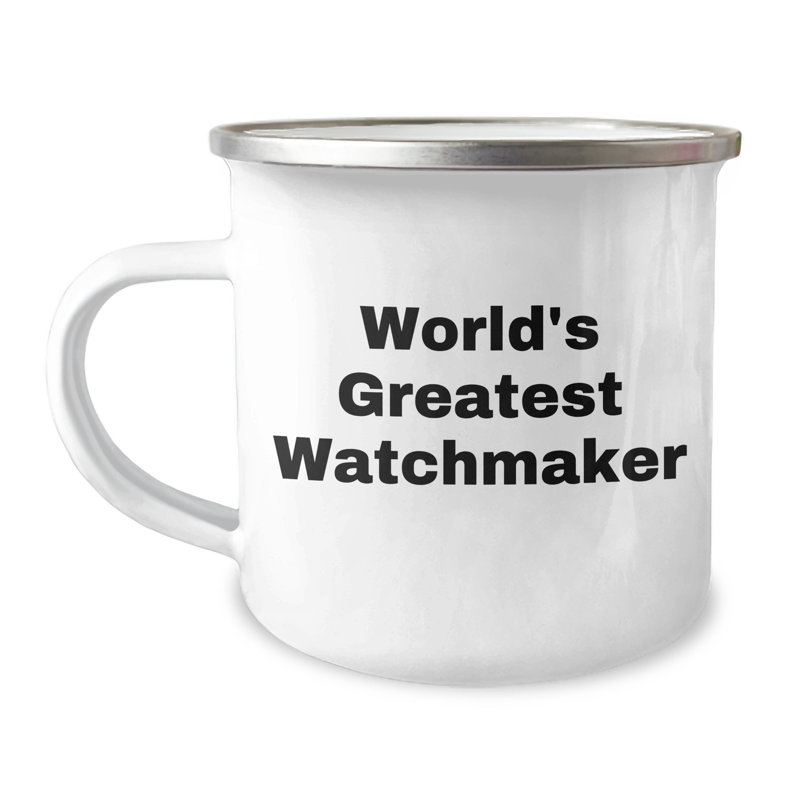 Funny Watchmaker Gifts from Men to World's Greatest Watchmaker on Mother's Day with Camping Mug - Image 1