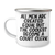 Funny Court Clerk Gifts from Men, Unique Camping Mug for Mother's Day, 'All Men Are Created Equal But The Coolest Become A Court Clerk' - Image 1