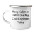 Civil Engineer Gifts from Friends - Keep Calm Or I Will Use My Civil Engineer Voice Camping Mug for Mother's Day - Image 1