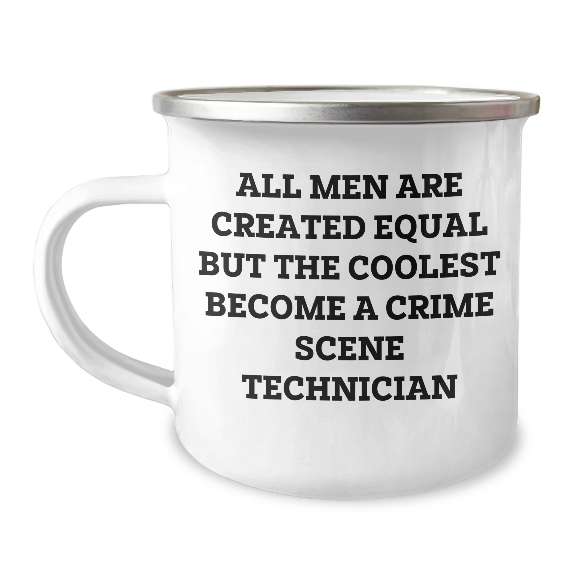 Gifts from Fun Lovers for Crime Scene Technician Mom - Funny Quote Mug, Perfect Mother's Day Crime Scene Technician Gifts, 12 oz Stainless Steel Camping Mug - Image 1