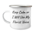 Funny Florist Gifts from Men, Unique Camping Mug for Florist, Keep Calm or I Will Use My Florist Voice, Gift for Mother's Day - Image 1