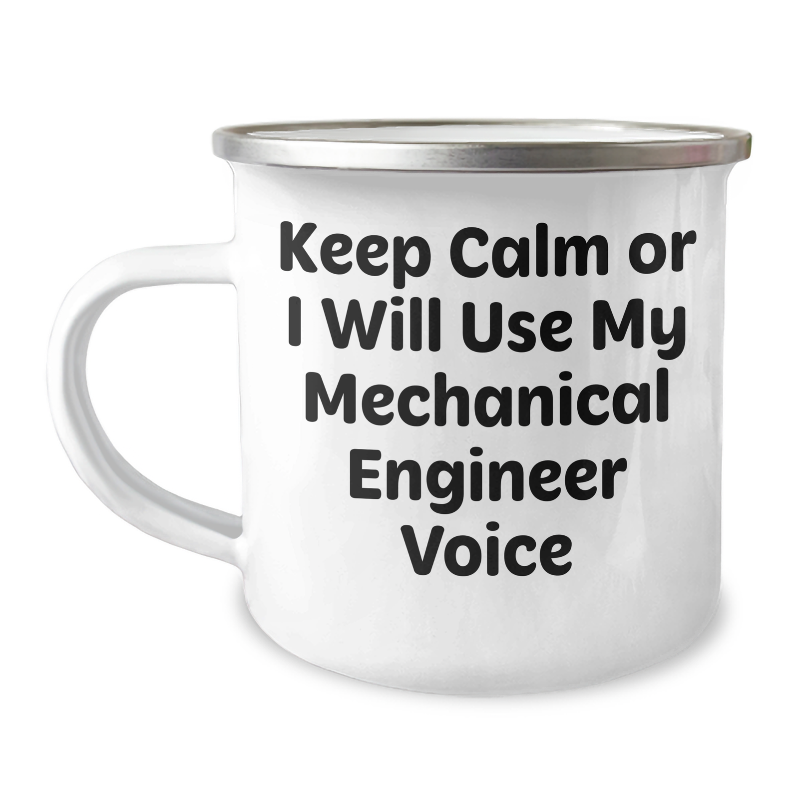 Mechanical Engineer Humor Gifts for Her - Funny Camping Mug, 'Keep Calm Or I Will Use My Mechanical Engineer Voice' - Gifts from Friends, Family, Coworkers - Mother's Day Unique Gifts - Image 1
