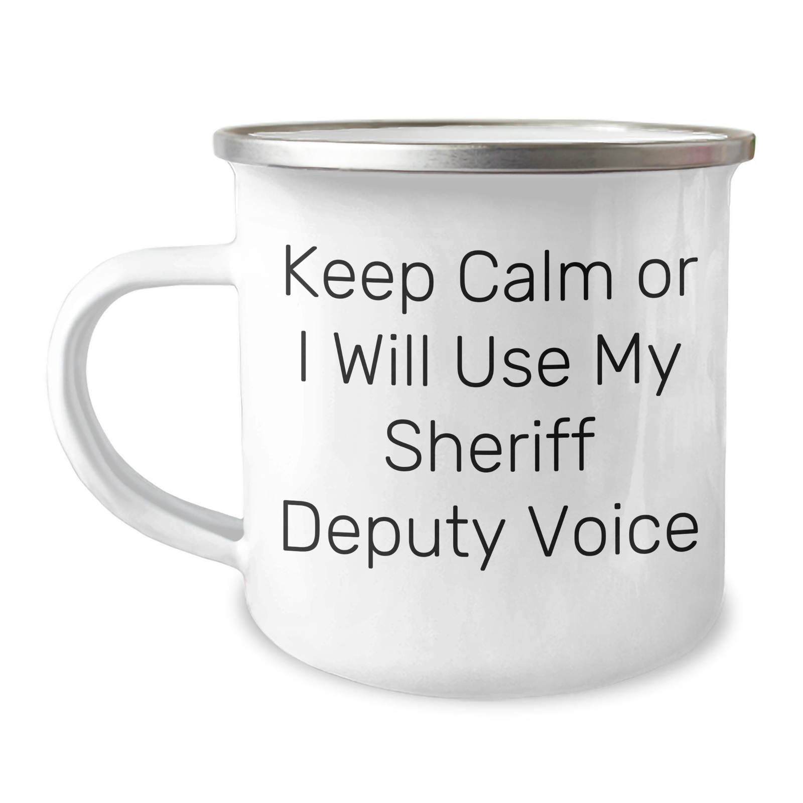 Sheriff Deputy Gifts: Funny Keep Calm Camping Mug for Sheriff Deputy, Mother's Day Unique Gifts from Family, Friends, or Coworkers for Sheriff Deputy Lovers - Image 1