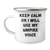 Funny Umpire Gifts For Her - Camping Mug - Keep Calm Or I Will Use My Umpire Voice, Umpire Mom, Umpire Birthday, Gifts From Mom To Daughter, Mother's Day Unique Gifts - Image 1