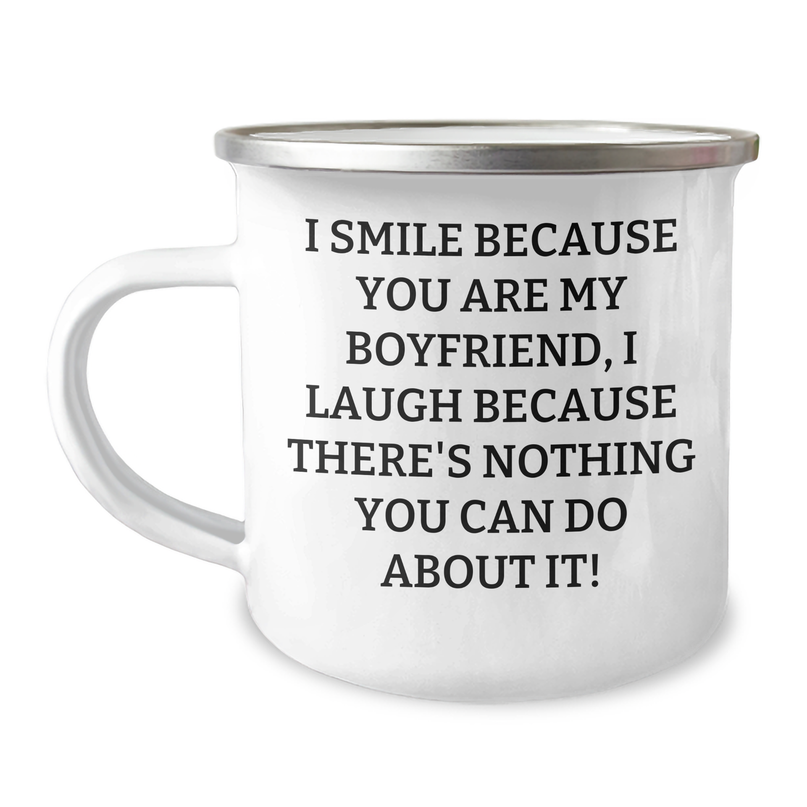 Funny Sweetheart Camping Mug, Gifts from Women to Men, I Smile Because You Are My Sweetheart, Unique Father's Day Unique Gifts for Him - Image 1