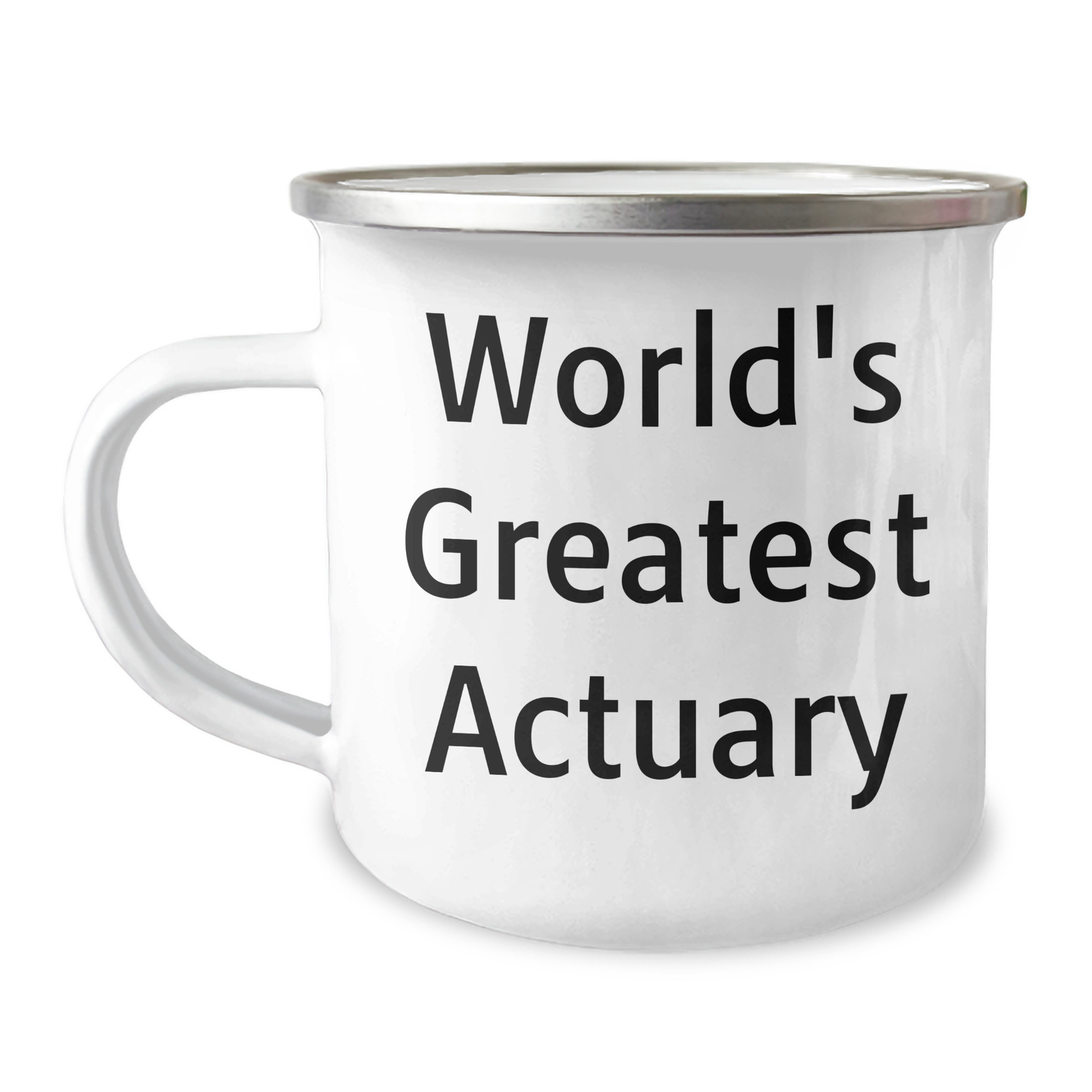 Funny Actuary Gifts for Mom, World's Greatest Actuary Camping Mug, 12 oz Stainless Steel, Perfect for Mother's Day, Gifts from Men to Actuary Women - Image 1