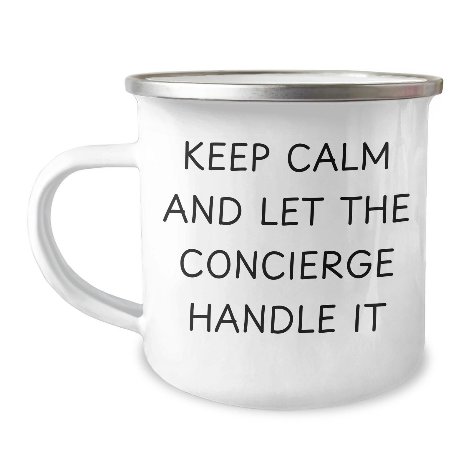 Concierge Camping Mug - 'Keep Calm And Let The Concierge Handle It' - Gifts from Friends and Family for Men - Father's Day Unique Gifts - Image 1