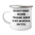 Funny Security Guard Gifts from Men for Mother's Day Unique Camping Mugs, 'Security Guard. Because Freaking' genius Is Not An Official Job Title.' - Image 1