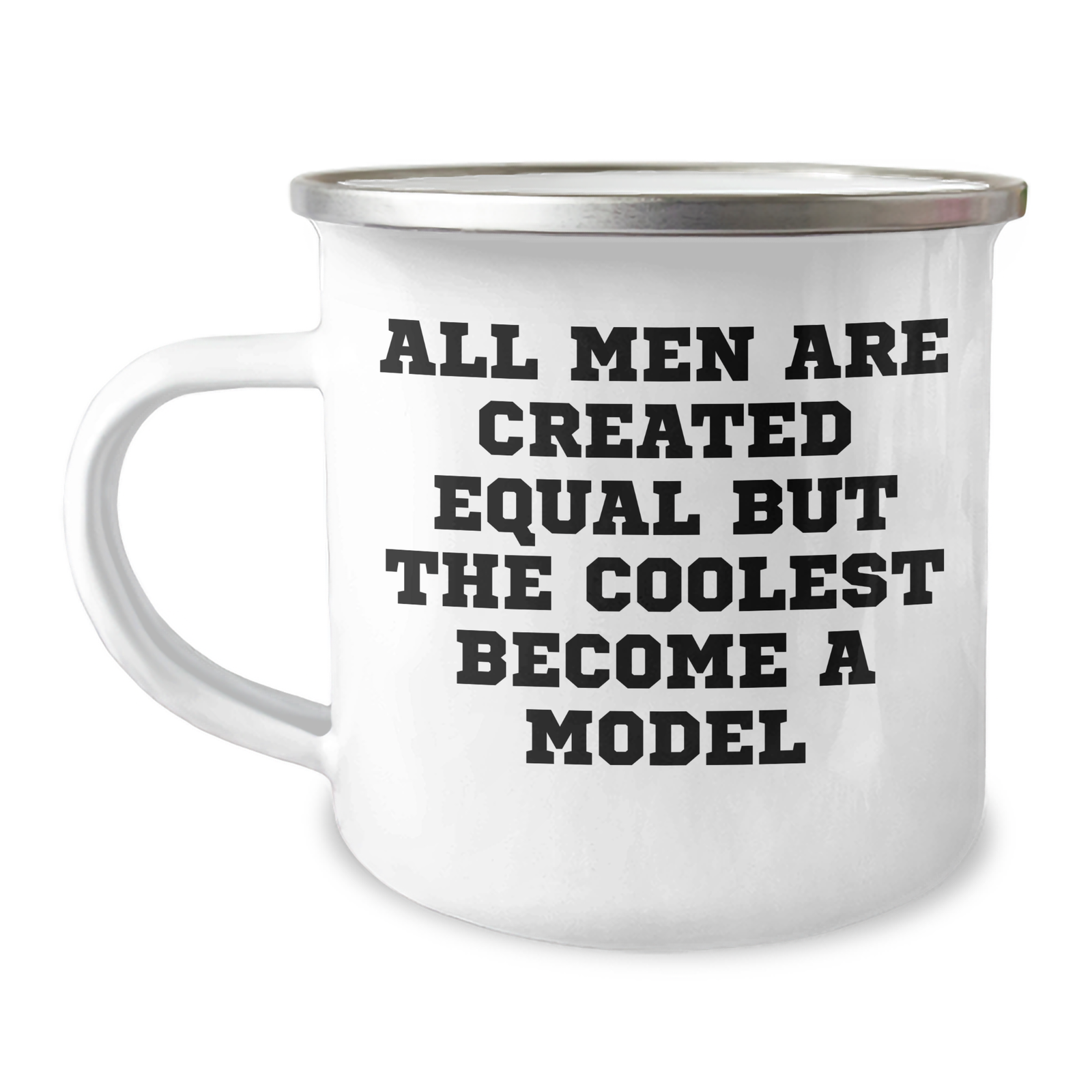 Funny Model Quote Gifts for Men, Camping Mug, Graduation Unique Gifts from Friends, Inspirational Motivational Mug for Model Enthusiasts - Image 1