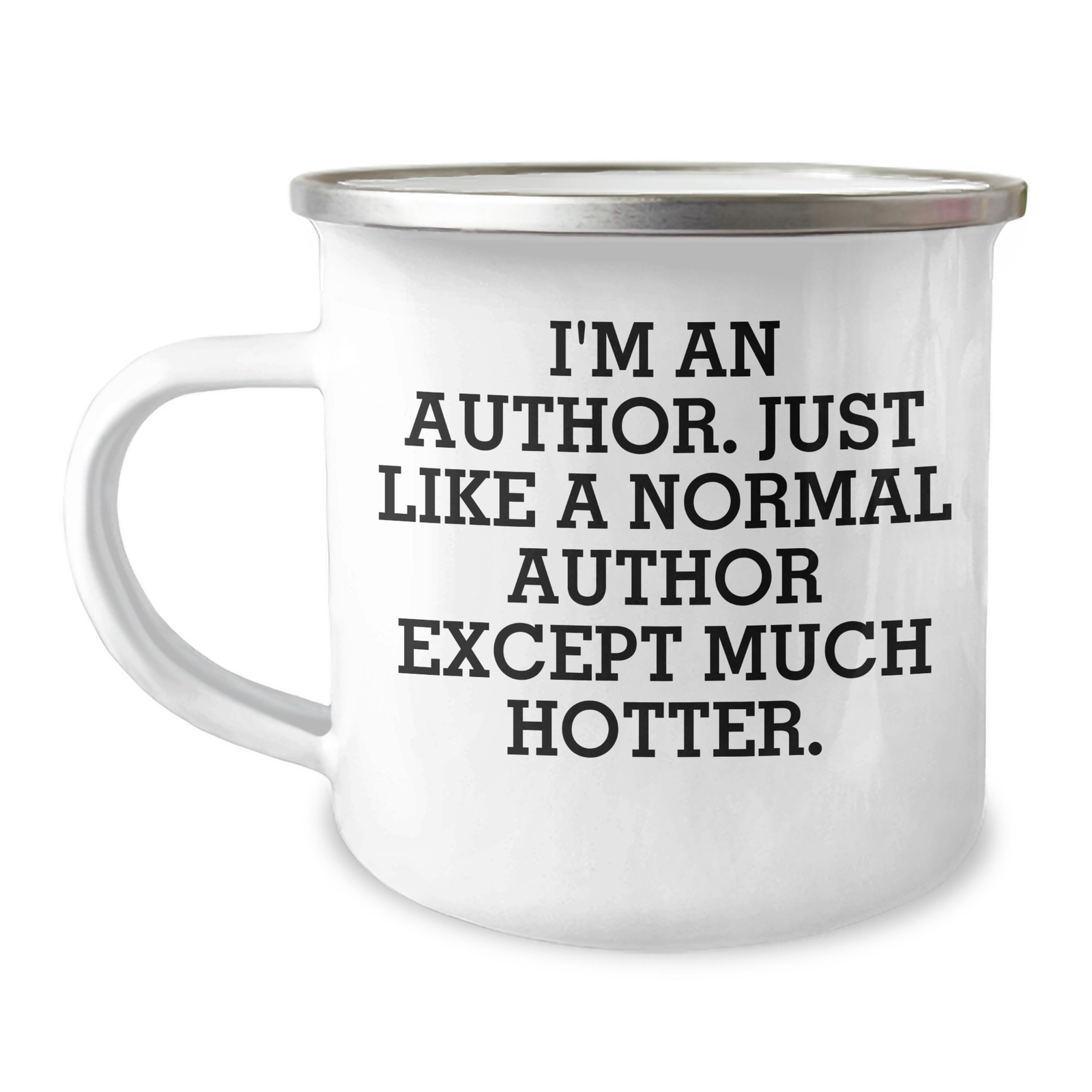 Funny Author Gifts for Men, Camping Mug with I'm An Author Quote, Unique Father's Day Unique Gifts from Family - Image 1