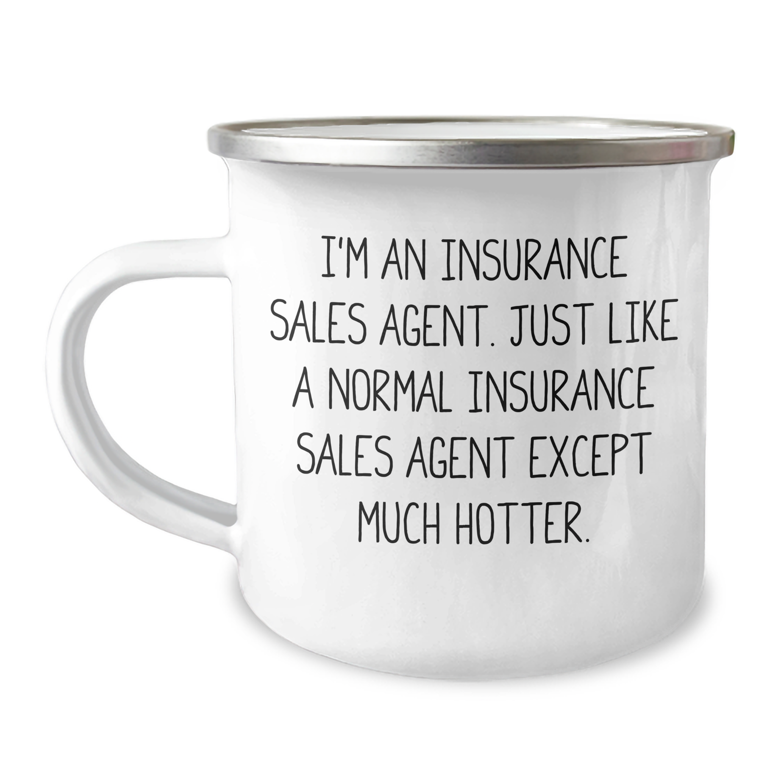 Insurance Sales Agent Gifts, Funny Quote Mug, Gifts from Friends to Insurance Sales Agent, Personalized Camping Mug for Graduation, Gifts for Insurance Sales Agent - Image 1