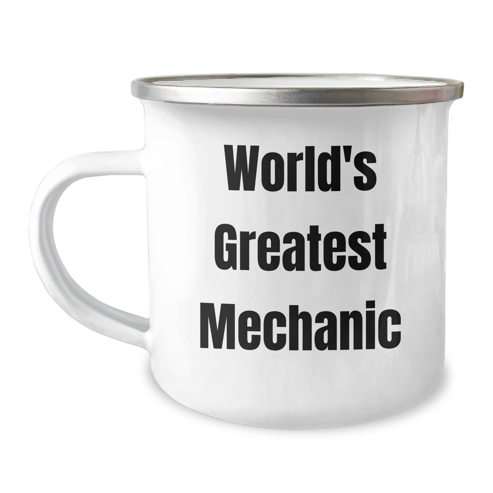 Funny Mechanic Gifts from Men - World's Greatest Mechanic Quote on Unique Camping Mug for Mother's Day - Image 1