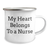 Funny Nurse Gifts for Men from My Heart Belongs To A Nurse, Camping Mug for Father's Day, Unique Gifts from Friends, Coworkers, Family - Image 2