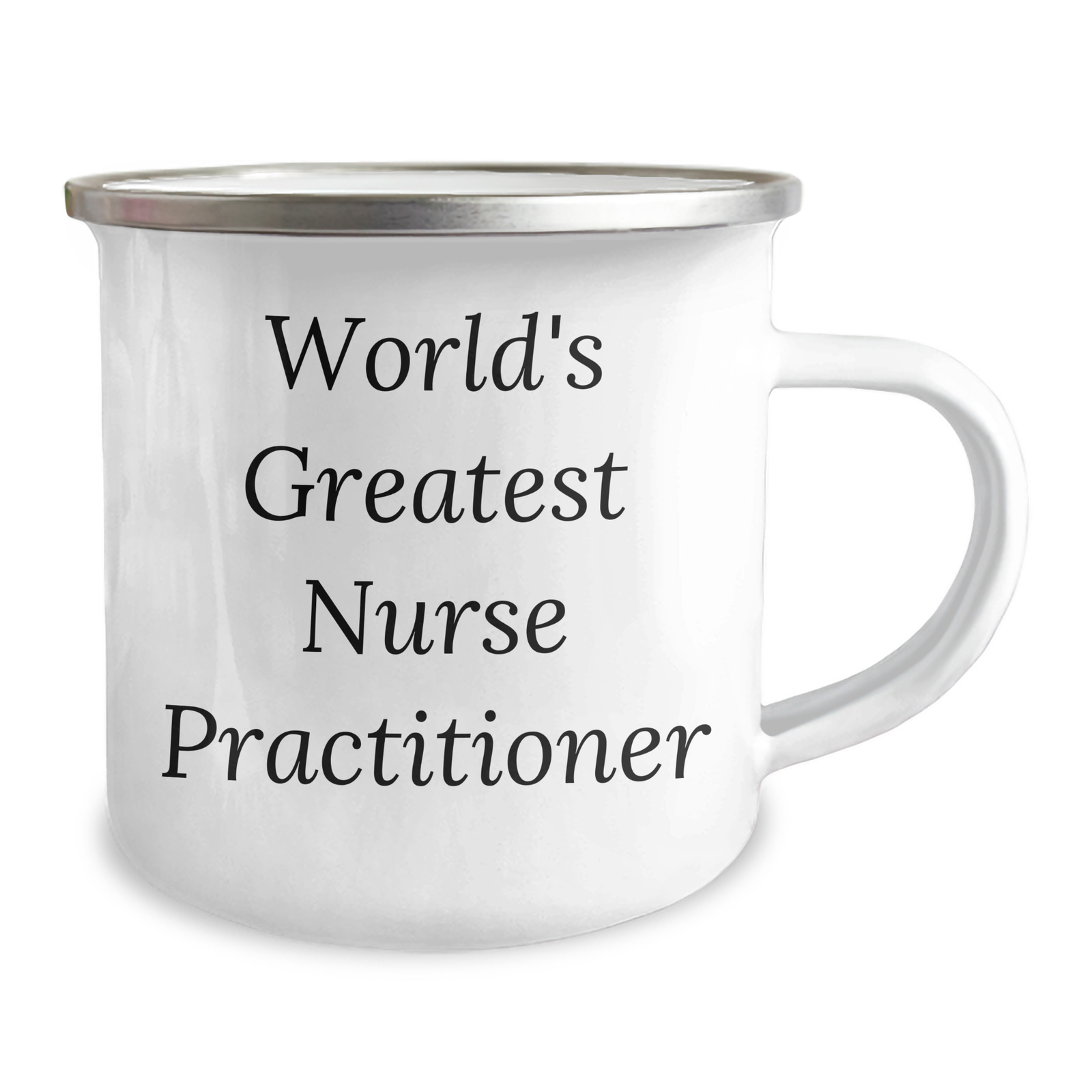 Greatest Nurse Practitioner Mug, Funny World's Greatest Quote, 12 oz Stainless Steel Camping Mug, Perfect Mother's Day Unique Gifts from Family to Nurse Practitioner - Image 2