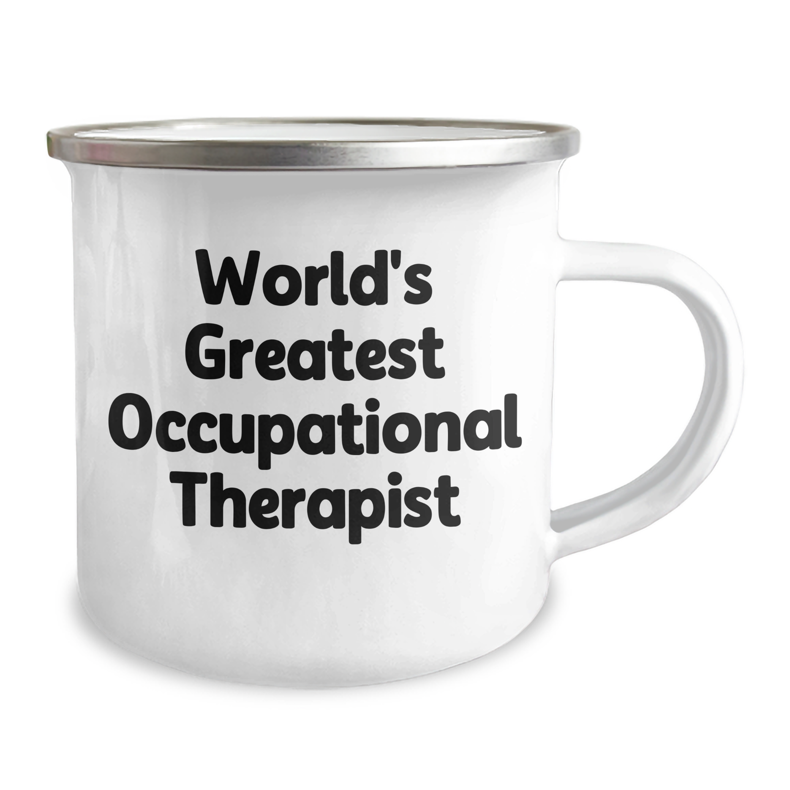 Funny Occupational Therapist Gifts from Men to Mothers Day Unique Camping Mug World's Greatest Quote - Image 2