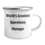 Funny World's Greatest Operations Manager Camping Mug Gifts from Friends to Operations Manager on Mother's Day - Image 2