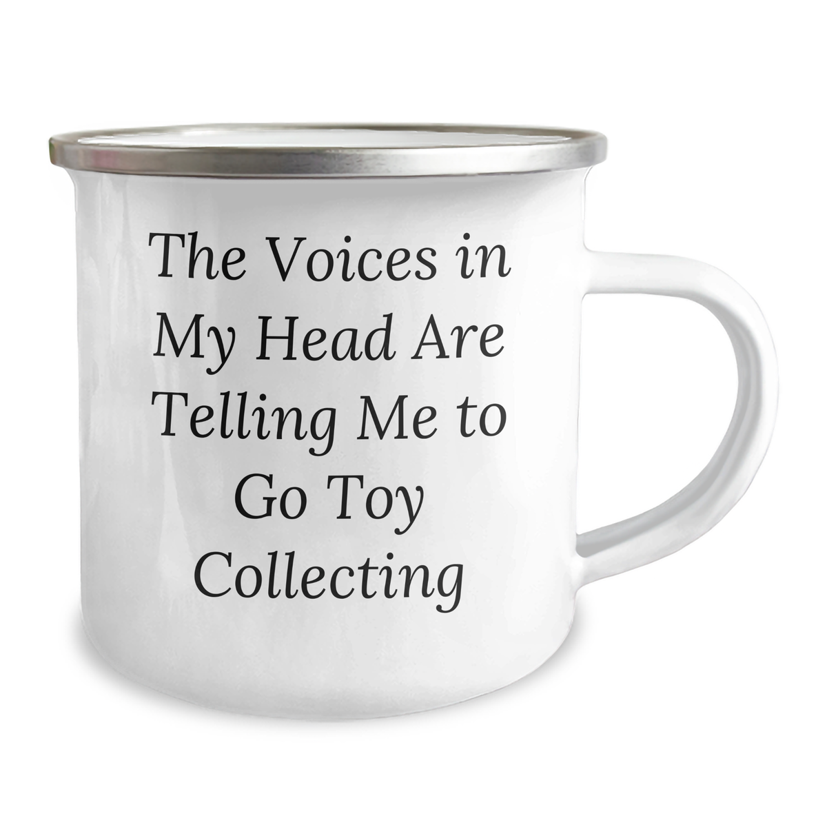 Funny Toy Collecting Gifts, 'The Voices In My Head Are Telling Me To Go Toy Collecting' Camping Mug, Unique Father's Day Unique Gift for Men, from Friends or Family - Image 2