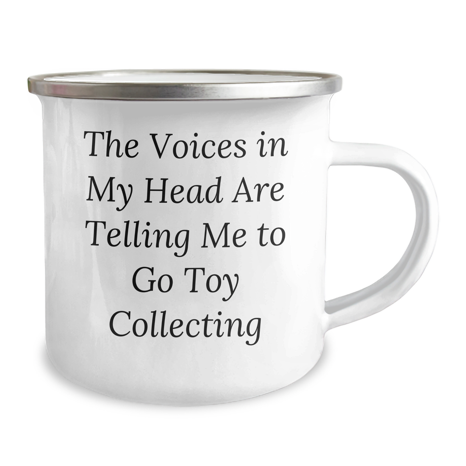 Funny Toy Collecting Gifts, 'The Voices In My Head Are Telling Me To Go Toy Collecting' Camping Mug, Unique Father's Day Unique Gift for Men, from Friends or Family - Image 2