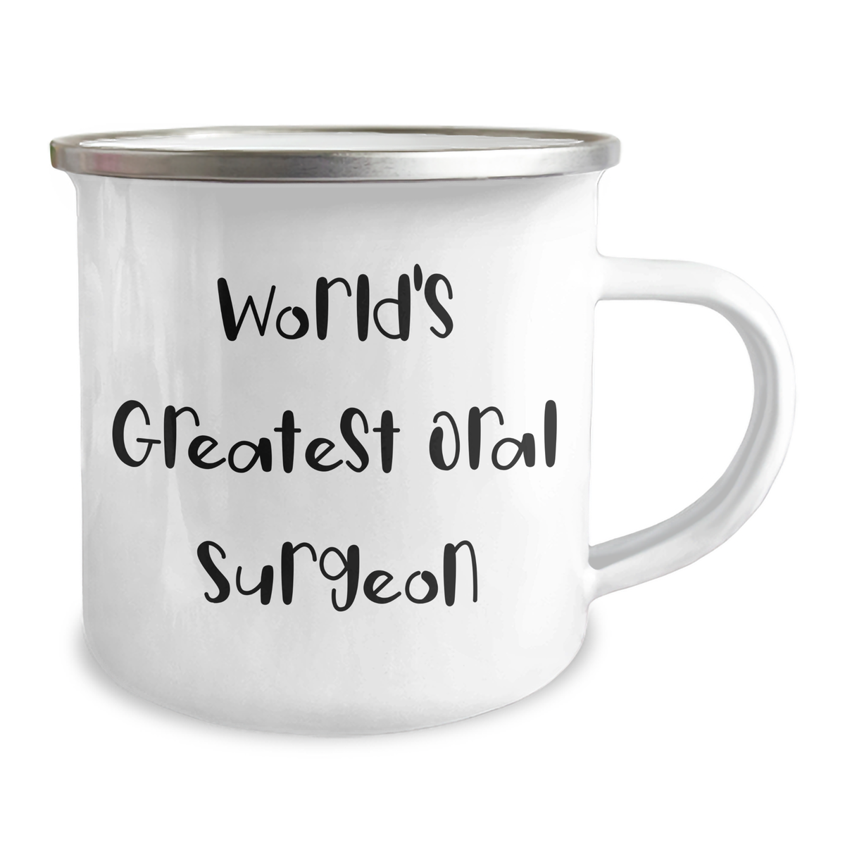 World's Greatest Oral Surgeon Camping Mug - Funny Gift for Oral Surgeon from Friends - 12 oz Stainless Steel with Enamel Finish - Unique Mother's Day Unique Gift - Image 2