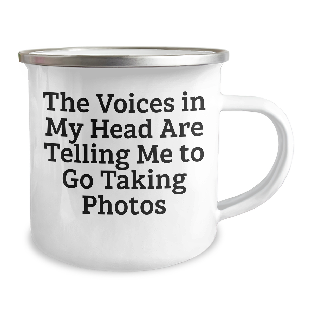 Funny Taking Photos Gifts for Men - The Voices In My Head Are Telling Me To Go Taking Photos Camping Mug, Perfect for Father's Day - Image 2