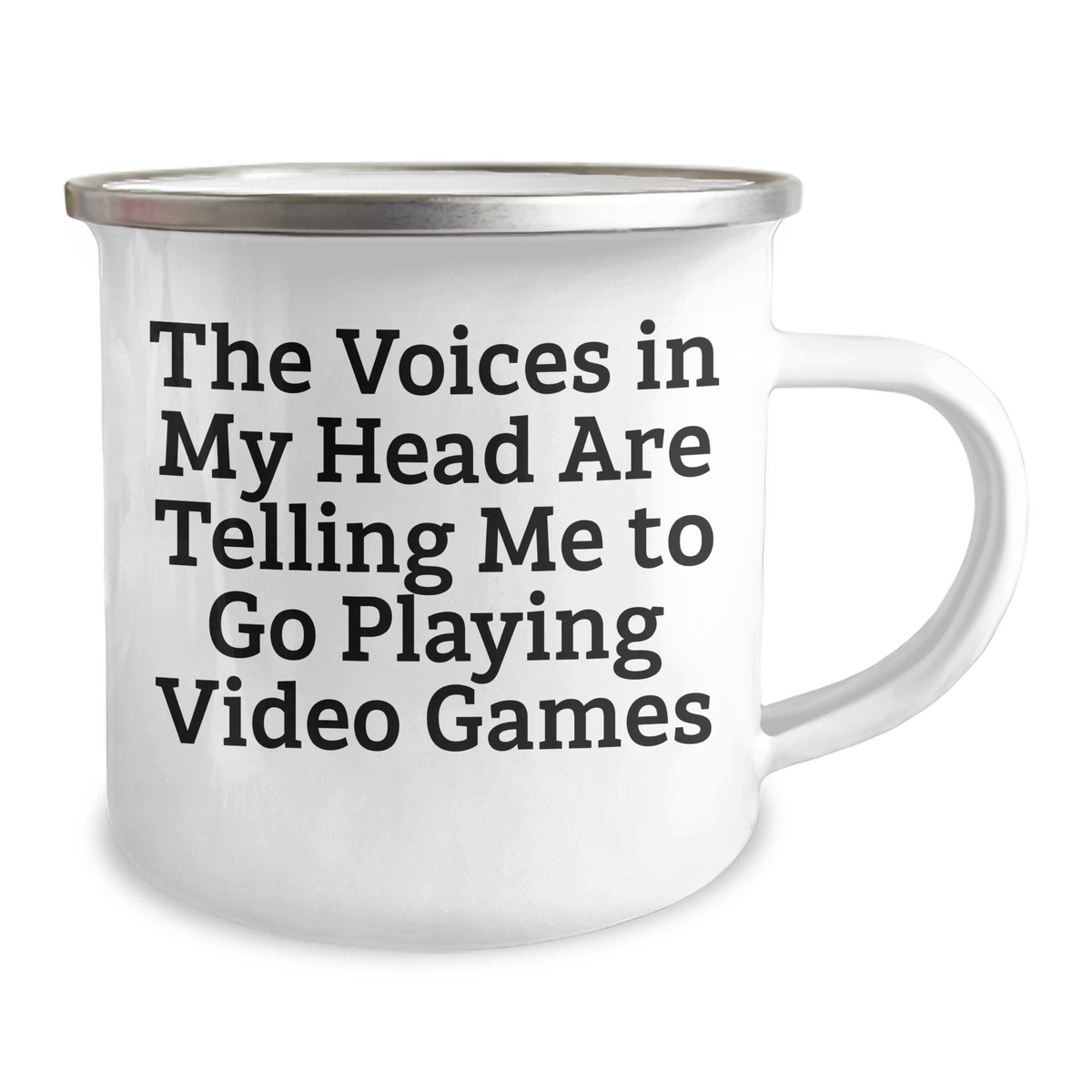 Funny Quote Inspired Playing Video Games Camping Mug, Gifts from Men for Father's Day, Unique Gifts for Playing Video Games Lovers - Image 2