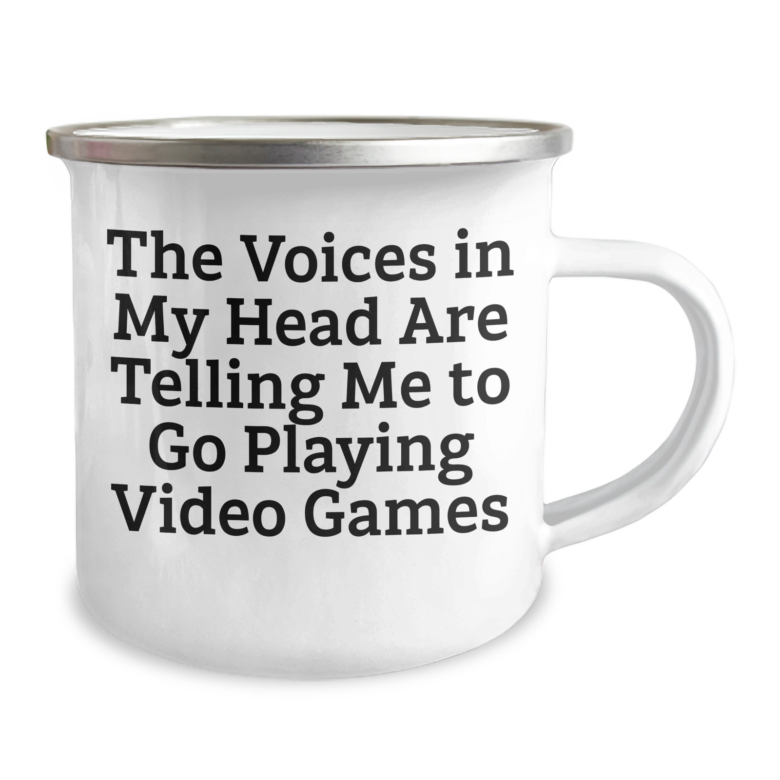 Funny Quote Inspired Playing Video Games Camping Mug, Gifts from Men for Father's Day, Unique Gifts for Playing Video Games Lovers - Image 2