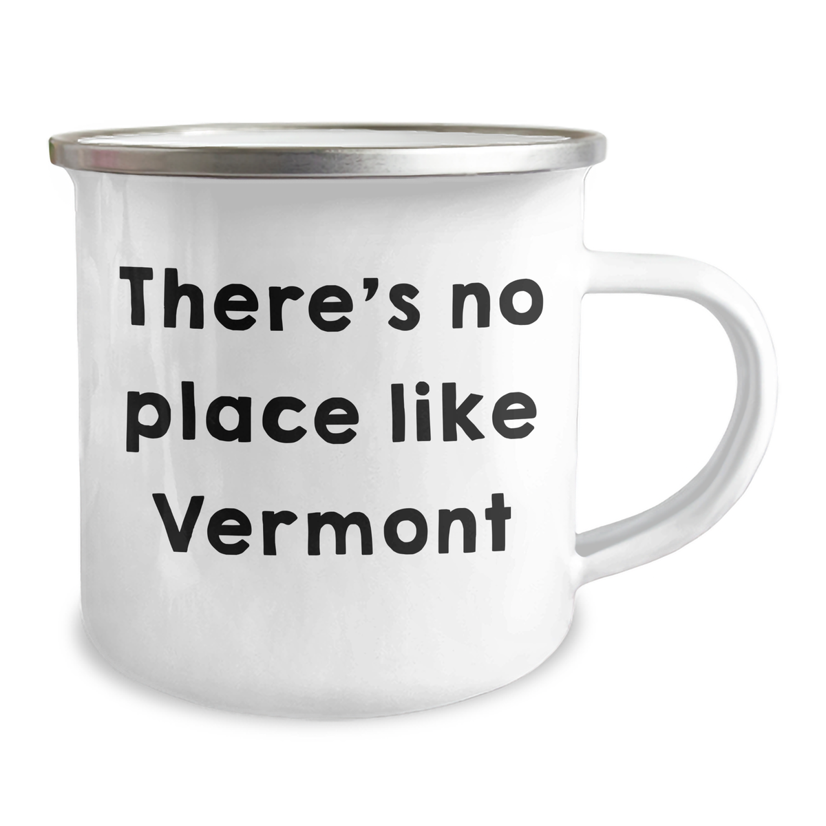 Vermont Camping Mug with Funny Quote 'There's No Place Like Vermont' - Gifts from Dad to Vermont Lover on Father's Day - Image 2